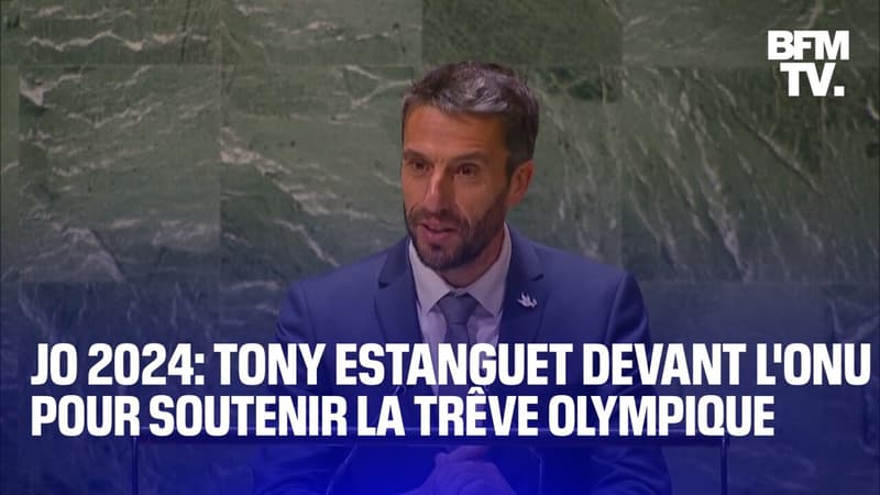 JO De Paris 2024: Tony Estanguet Rappelle Devant L’ONU L’importance De ...